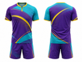 Purple & Teal Squash Uniform – Bulk Team Jersey & Shorts, Low MOQ, Wholesale Performance Set