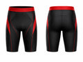 Custom Cycling Shorts – Black Team Shorts, Wholesale, Low MOQ, Bulk Sportswear