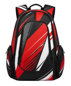 Custom Ping Pong Team Backpack – Black Red Table Tennis Sports Bag for Wholesale Buyers