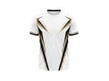 Custom Cornhole League T-Shirt – White Black Yellow Teamwear for Wholesale Buyers