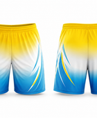 Custom Track & Field Shorts – Yellow Team Uniform, Wholesale, Low MOQ, Bulk Sportswear