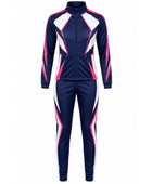 Custom Navy Cheer Warm Up Set – Jacket & Pants for Wholesale Cheer Teams