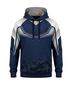 Custom Combat Walkout Hoodie – Navy White Fight Teamwear for Wholesale Buyers