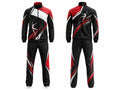 Custom Dance Team Warm-Up Set | Wholesale Dance Studio Jacket and Pants Set | Black Red White | Apparels Bridge
