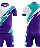 Custom Handball Uniform – Purple & Teal Team Set, Wholesale, Low MOQ, Bulk Sportswear