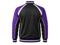 Custom Black Purple Softball Dugout Jacket – Wholesale Team Warm-Up Jacket