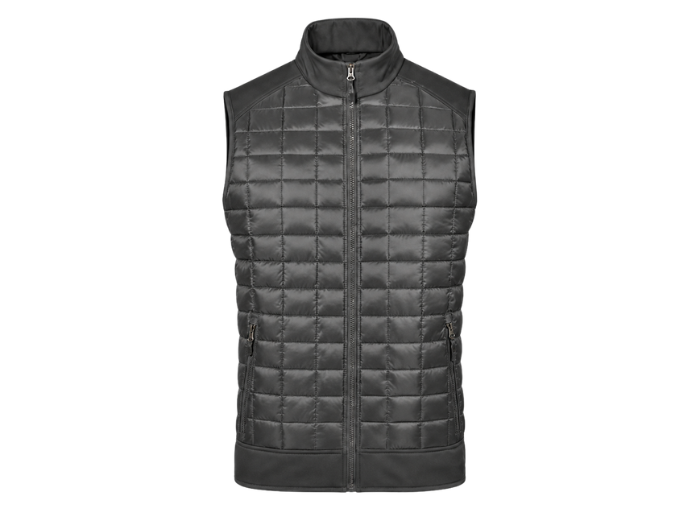 Thermal Soft Shell Body Warmer – Midnight Grey | B2B Low MOQ Manufacturer front design preview