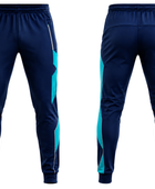 Custom Bowling Shorts – Navy & Light Blue, Wholesale, Low MOQ, Bulk Sportswear