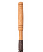 Wooden Handle Hunting Leather Whip – Tan Brown | B2B Low MOQ