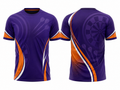 Custom Purple Orange Darts Tournament Shirt – Wholesale Jersey