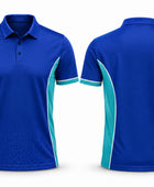 Custom Corporate Golf Polo Shirt | Wholesale Company Golf Uniform | Royal Blue Teal | Apparels Bridge