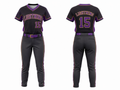 Custom Black Softball Uniform Set – Home & Away Jersey and Pants for Wholesale Teams