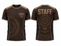 Custom Axe Throwing Staff Shirt – Brown Tan Venue Team Uniform