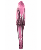 Custom Wrestling Warm-Up Set | Wholesale Wrestling Team Jacket and Pants | Pink Maroon White | Apparels Bridge