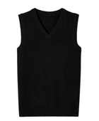 School V-Neck Sweater Vest Black | B2B Low MOQ Wholesale Manufacturer