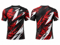 Custom Red & Black Combat Jersey – Team Uniform Bulk Orders, Low MOQ, Personalized Name & Number