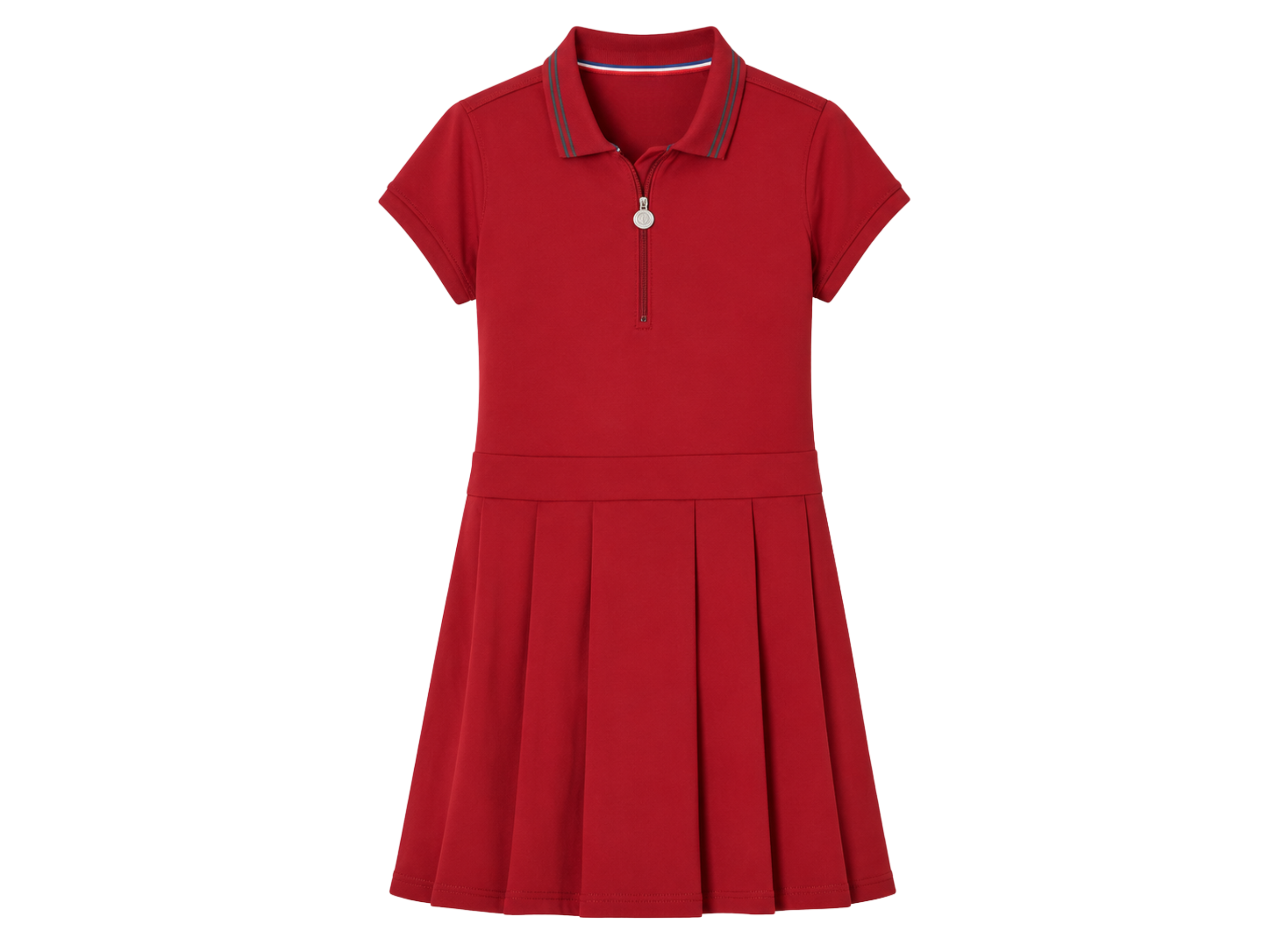 School Tennis Dress Red Pleated | B2B Low MOQ Wholesale Manufacturer