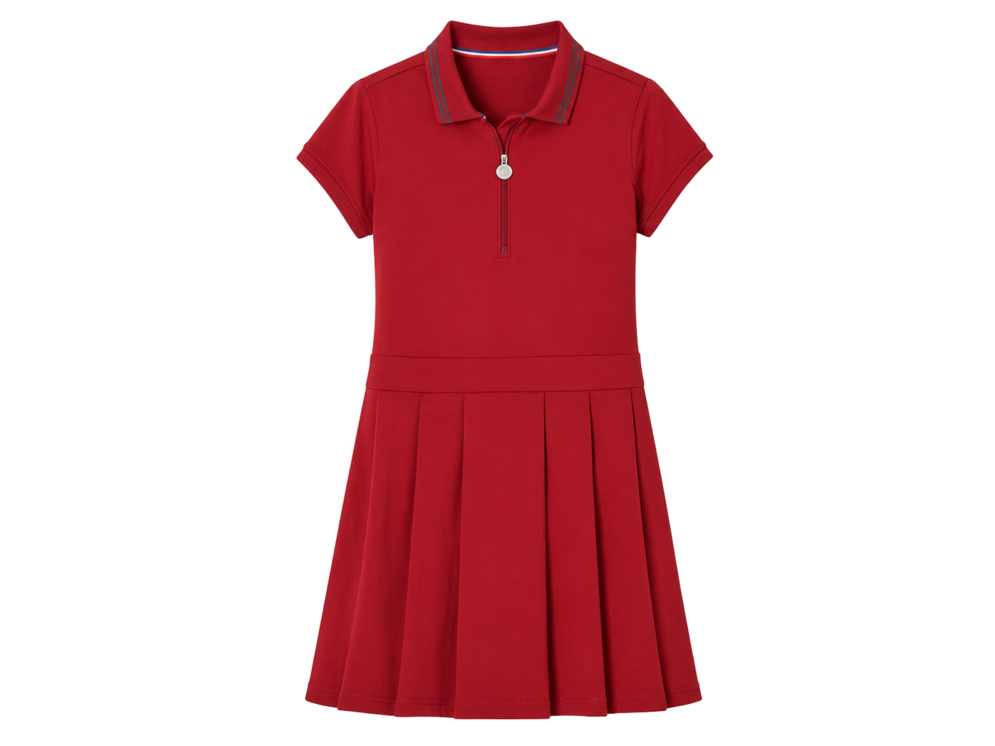 School Tennis Dress Red Pleated | B2B Low MOQ Wholesale Manufacturer