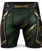 Custom Wrestling Compression Shorts | Wholesale Wrestling Team Shorts | Forest Green Gold | Apparels Bridge