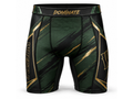 Custom Wrestling Compression Shorts | Wholesale Wrestling Team Shorts | Forest Green Gold | Apparels Bridge