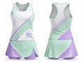Custom Pickleball Dress | Wholesale Pickleball Team Uniform Dress | Mint Green Lavender White | Apparels Bridge