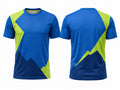 Custom Blue Lime Climbing Staff Shirt – Wholesale Gym Uniform