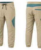 Bouldering Pants – Custom Beige Teal Climbing Teamwear Wholesale