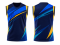 Custom Navy Football Practice Jersey – Sleeveless Soccer Training Vest