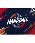 Custom Handball Sports Towel – Red Navy Team Accessory for Wholesale Buyers