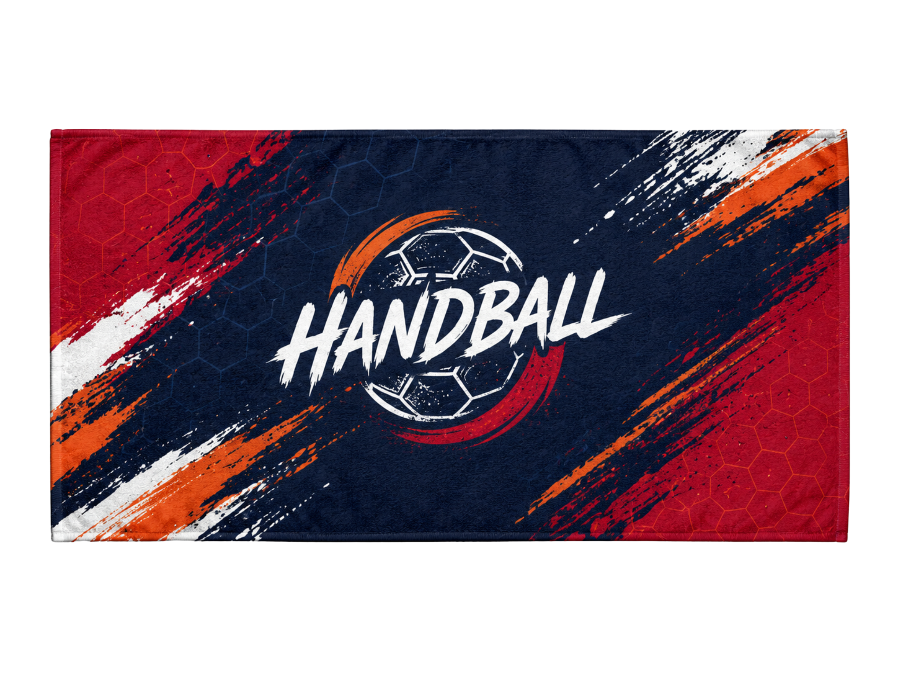Custom Handball Sports Towel – Red Navy Team Accessory for Wholesale Buyers