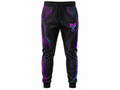 Custom Esports Jogger Pants | Wholesale Gaming Team Joggers | Black Purple Blue | Apparels Bridge