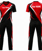 Red & Black Training Uniform – Bulk Activewear, Low MOQ, Wholesale Performance Sportswear