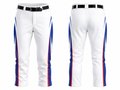 Custom White Blue Baseball Pants | Wholesale Team Uniform Pants for Bulk Orders