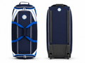 Custom Navy Blue Baseball Rolling Backpack | Wholesale Team Gear Bag for Bulk Orders