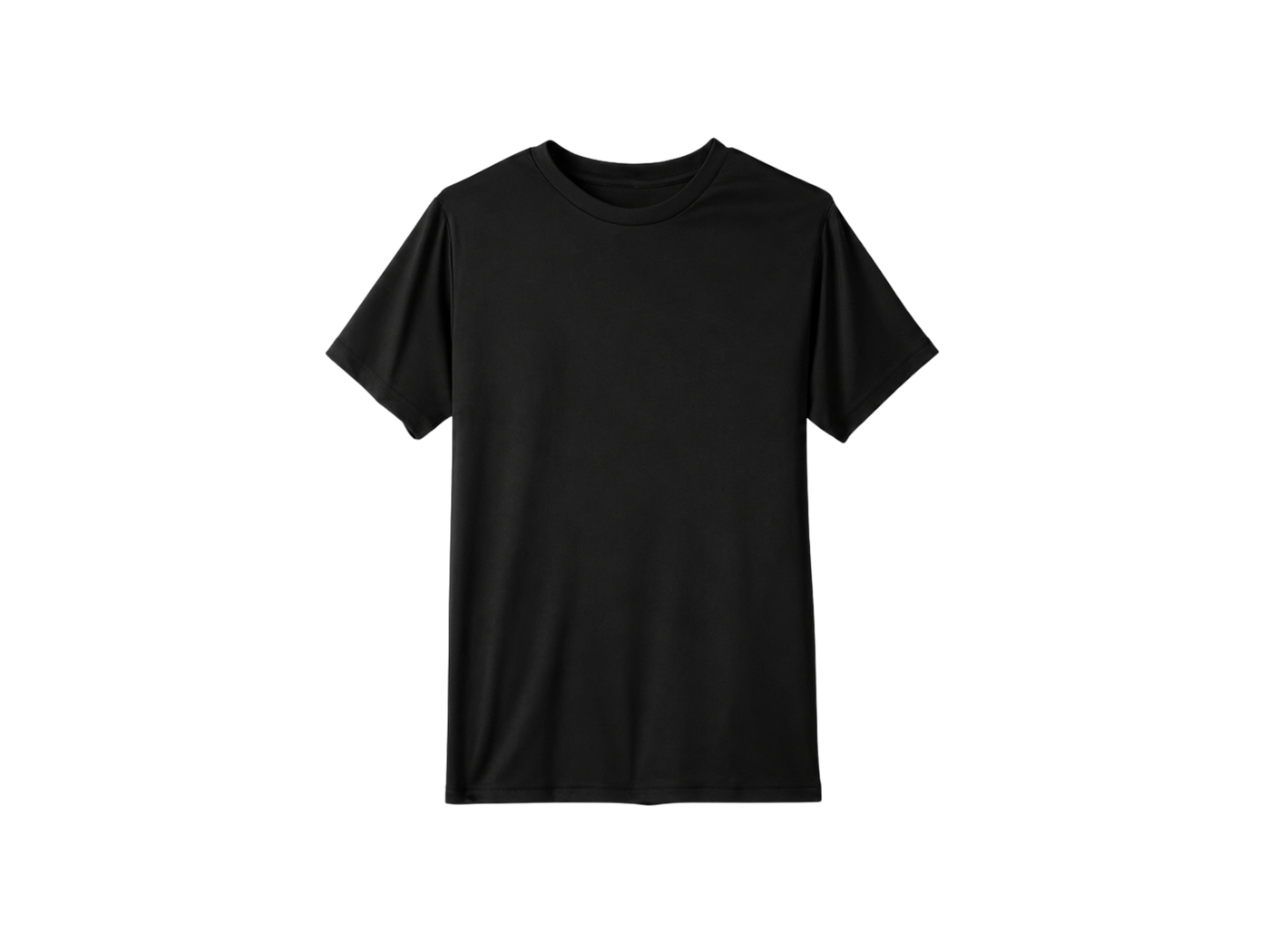 School Short Sleeve Performance Tee Black | B2B Low MOQ Wholesale