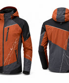 Climbing Softshell Jacket – Custom Orange Black Full-Zip Teamwear