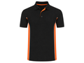 B2B Electrician Polo Shirt Black/Orange Workwear Low MOQ