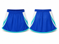 Custom Royal Blue Teal Women’s Lacrosse Kilt – Wholesale Team Skirt
