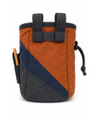Climbing Chalk Bag – Custom Orange Navy Mountain Design Wholesale