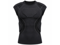 Custom Black Padded Rugby Compression Shirt | Wholesale Team Base Layer for Bulk Orders