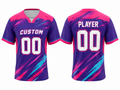 Custom Lacrosse Practice Jersey – Navy Pink Abstract Wholesale Team Shirt
