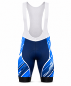 Custom Cycling Bib Shorts | Wholesale Cycling Team Bibs | Navy Blue White | Apparels Bridge
