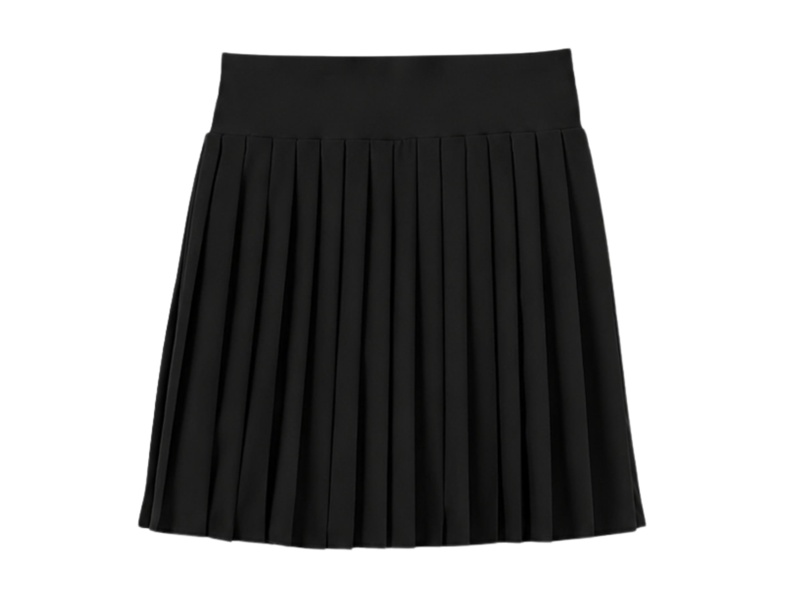 School Pleated Pull-On Skort Black | B2B Low MOQ Wholesale