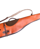 B2B Leather Gun Cover Low MOQ Hunting Gear Orange/Brown