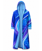 Custom Swim Parka – Blue Purple Wholesale Team Deck Coat