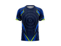 Blue & Lime Axe Throwing Jersey – Bulk Team Jersey, Low MOQ, Wholesale Performance Sportswear