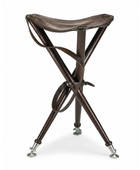Leather Hunting Stool B2B Hunting Accessories Dark Brown
