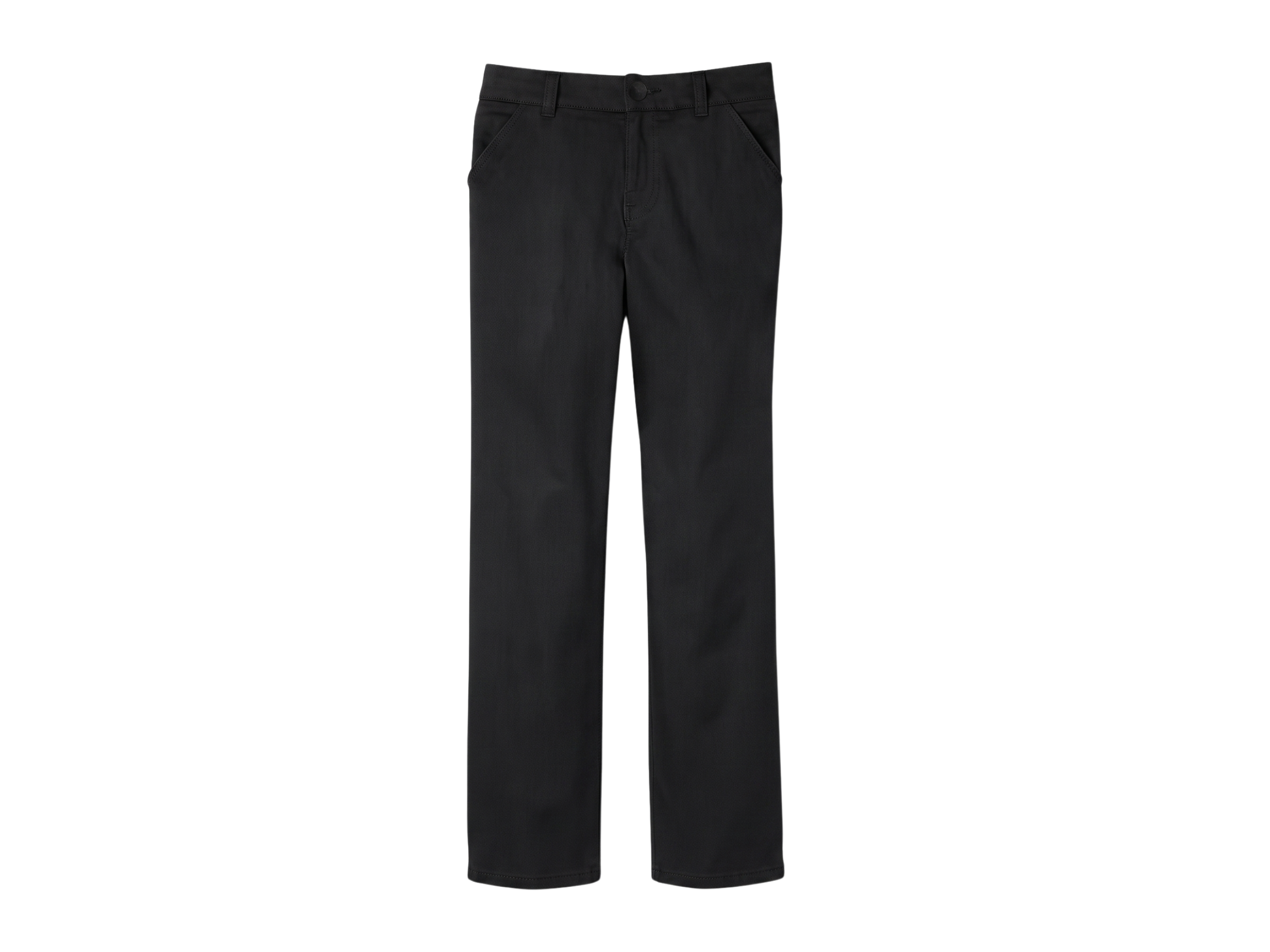 Boys’ Pull-On Straight Fit School Uniform Pant Black | B2B Low MOQ Wholesale