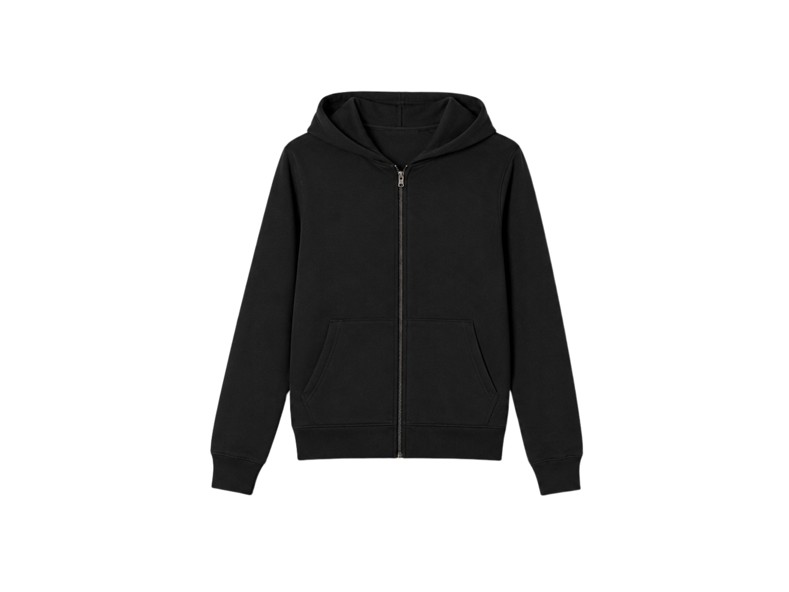 School Full Zip Hoodie Black | B2B Low MOQ Wholesale
