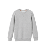 School Crewneck Sweatshirt Light Grey | B2B Low MOQ Wholesale